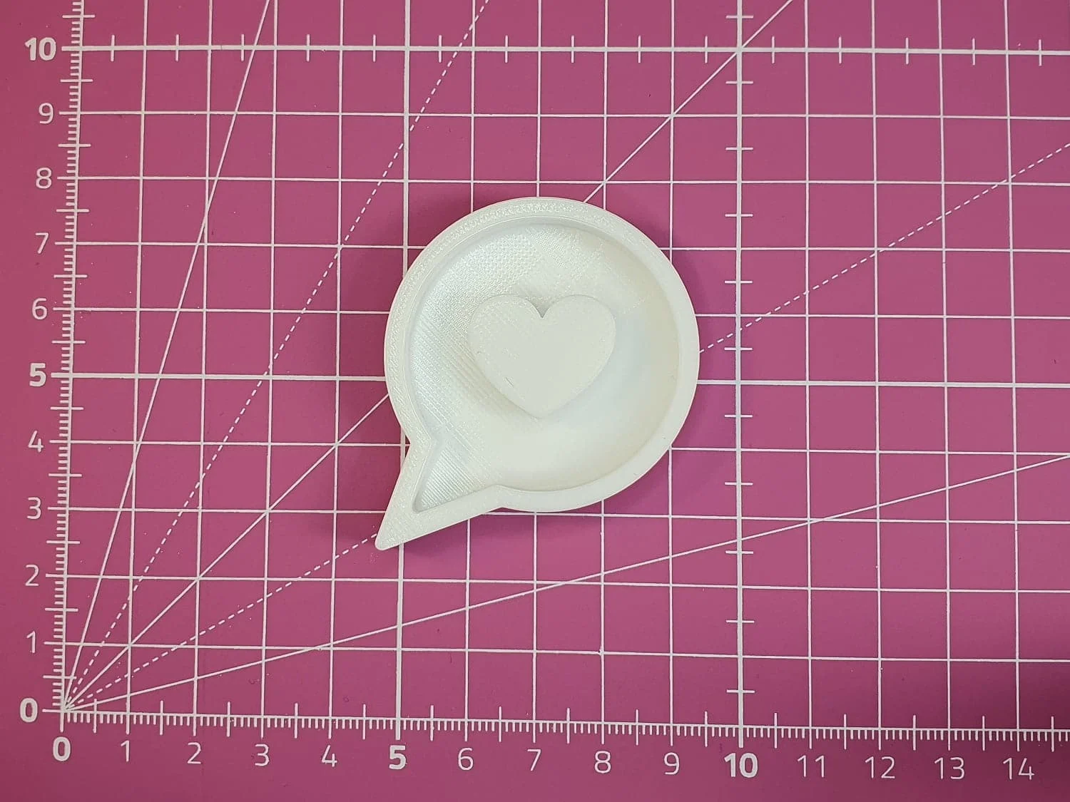 Bulle coeur / Moule silicone sur commande - Image 2