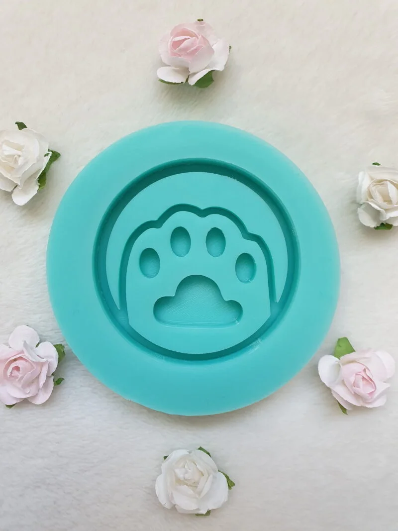 moule silicone pour résine patte de chat