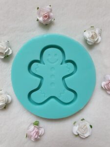 moule silicone pour résine bonhomme pain d'épice shaker