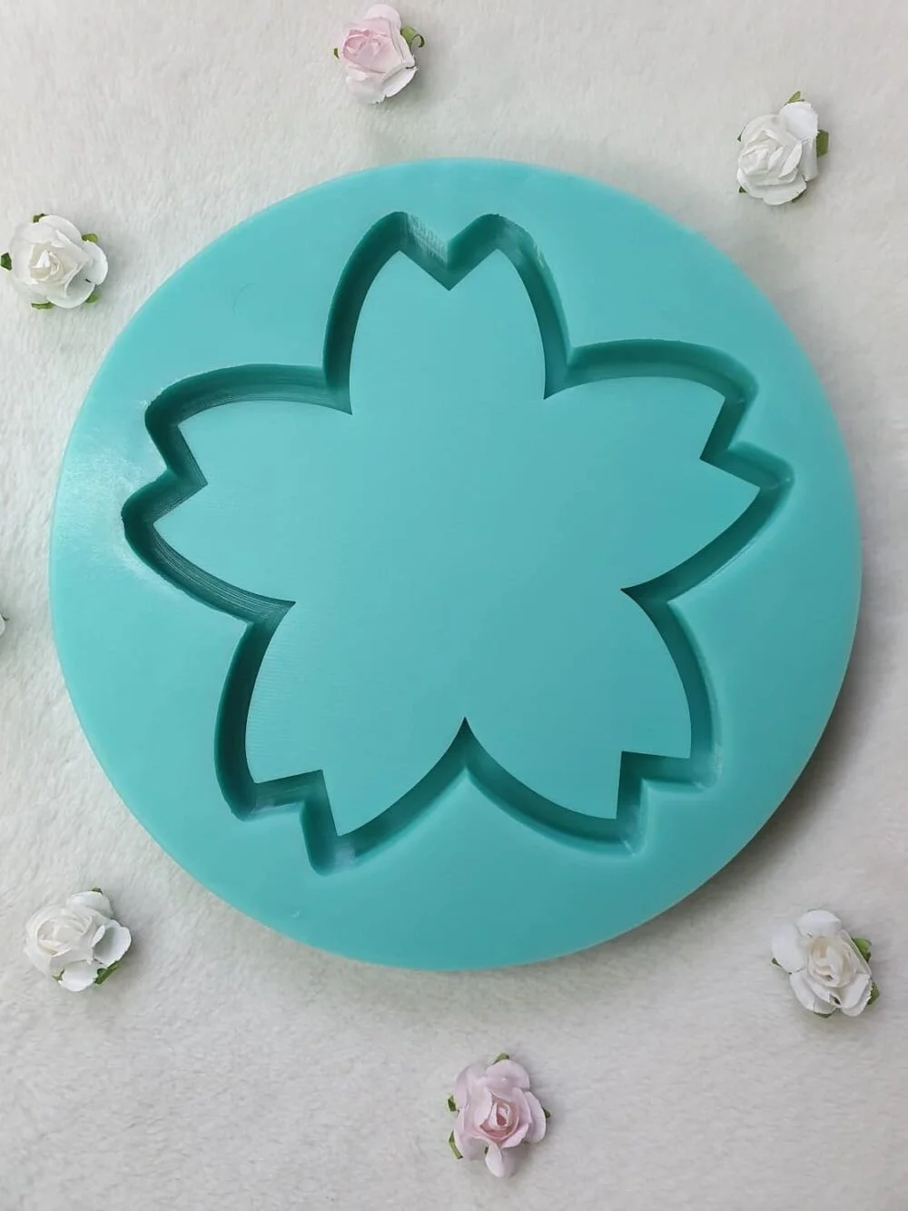 moule silicone pour résine plateau fleur de cerisier