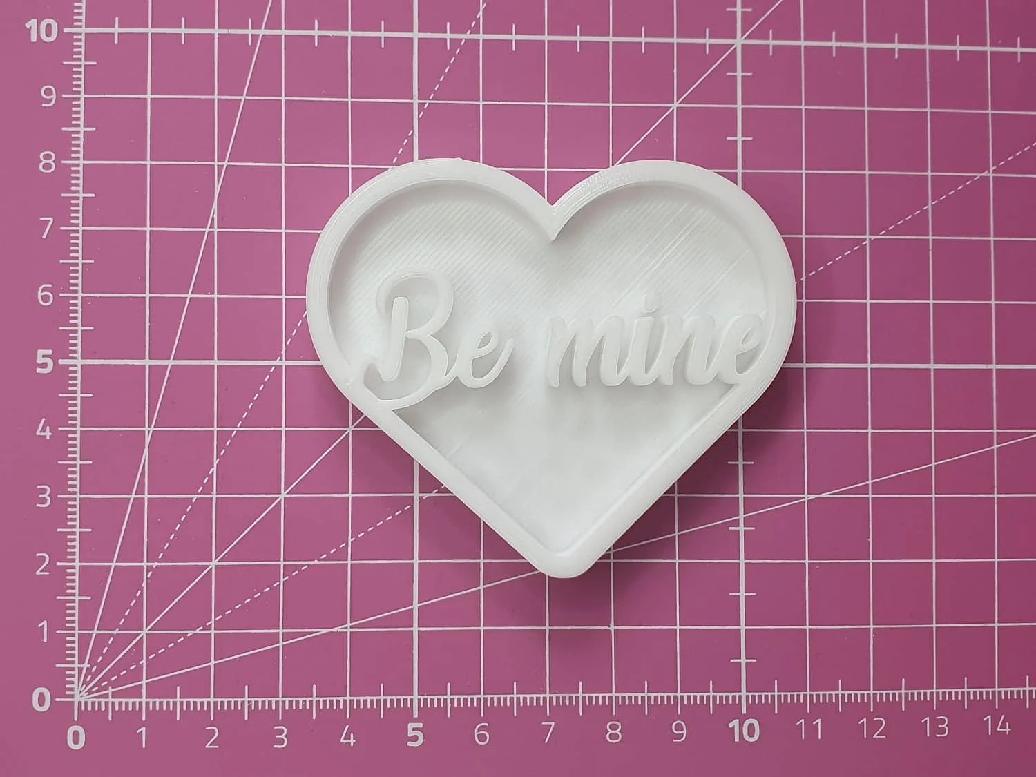 Cœur be mine / Moule silicone sur commande - Image 2