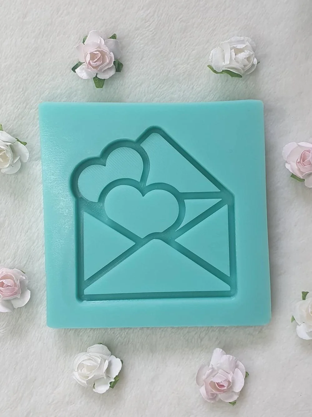 moule silicone pour résine lettre d'amour shaker