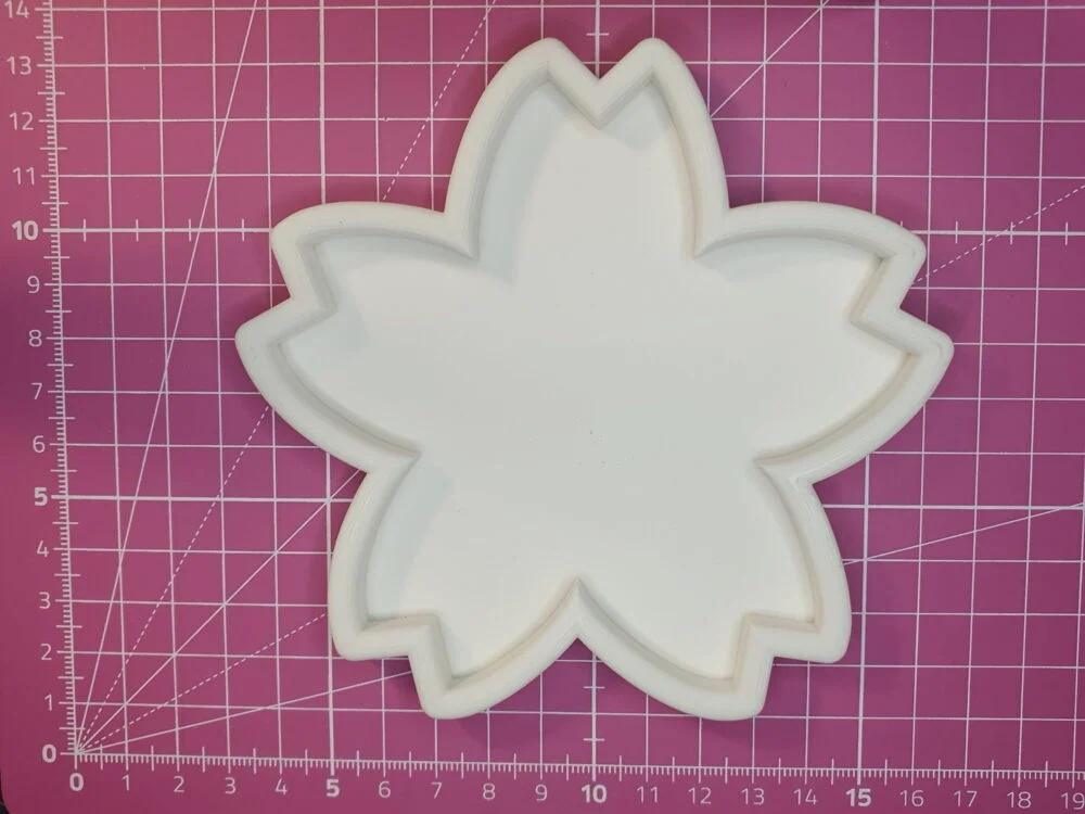 Plateau fleur de cerisier / Moule silicone sur commande – Image 2