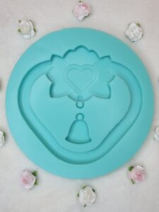 silicone mold strawberry bell for resin