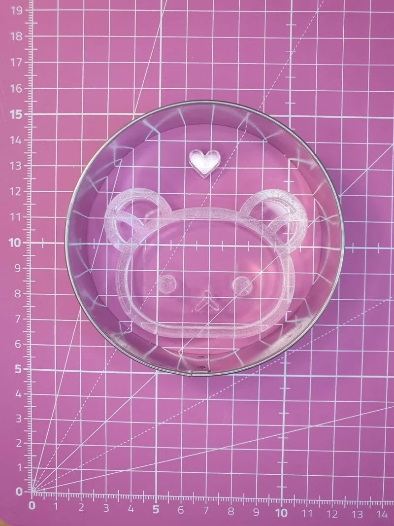 silicone mold kuma shaker for resin