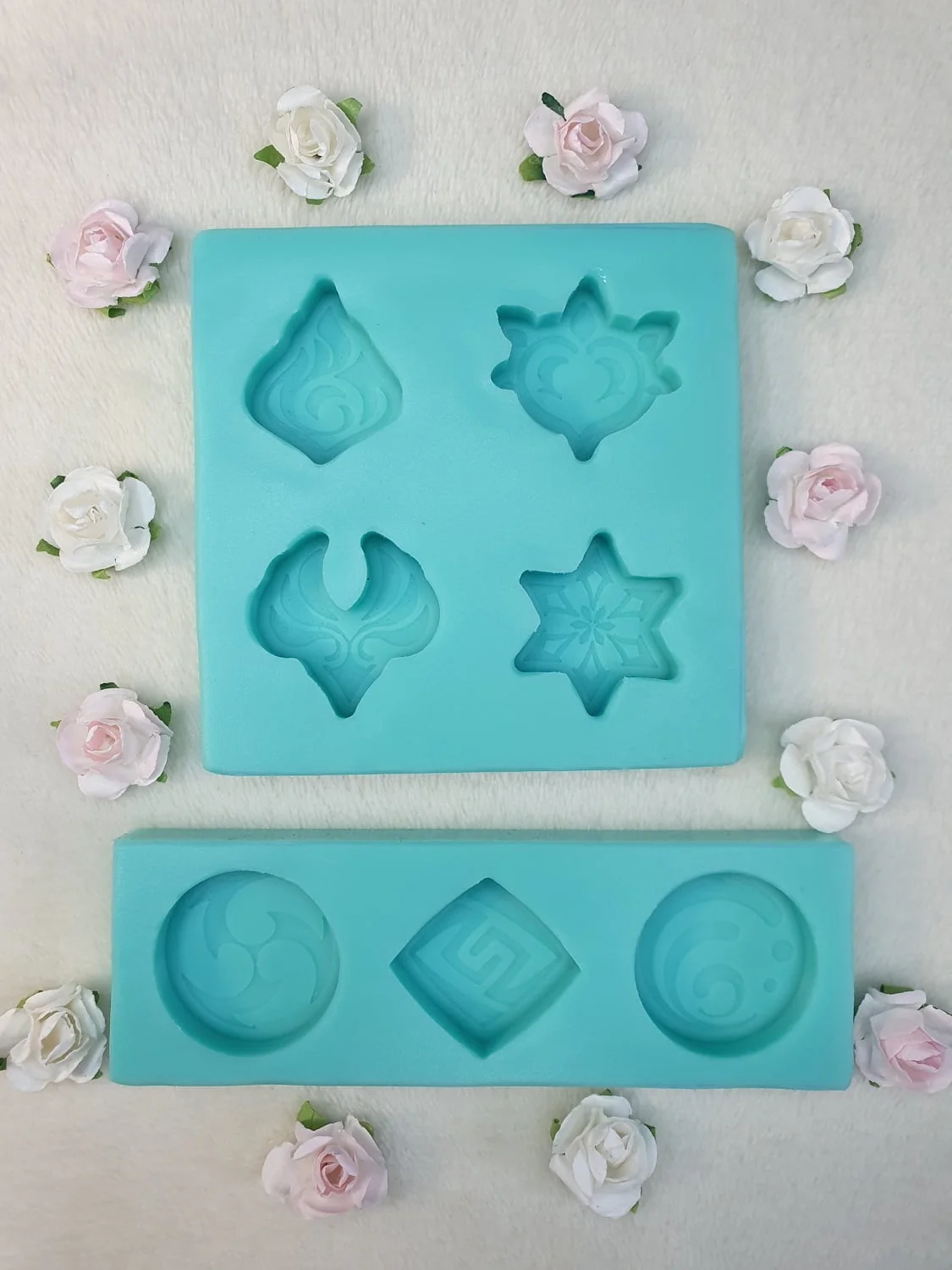silicone mold genshin impact tiny elements for resin