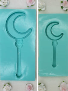 silicone mold sailor moon wand for resin