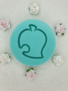 silicone mold animal crossing leaf shaker for resin