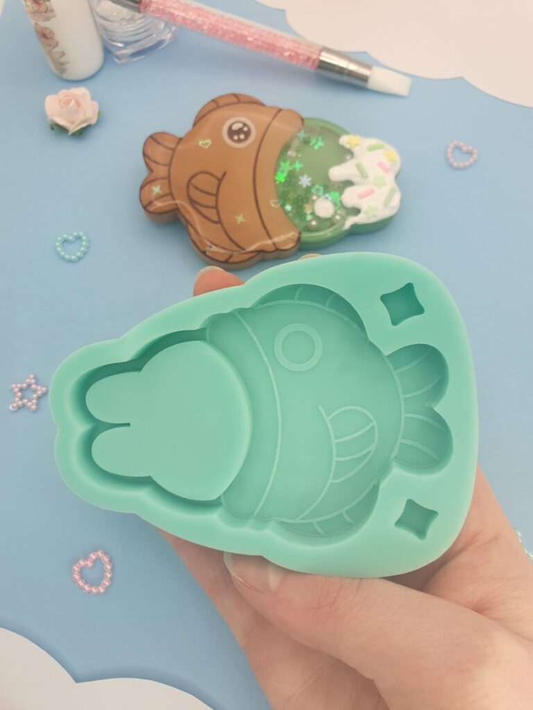 silicone mold taiyaki shaker for resin