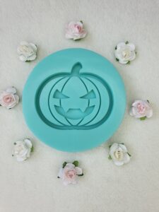 silicone mold pumpkin shaker for resin