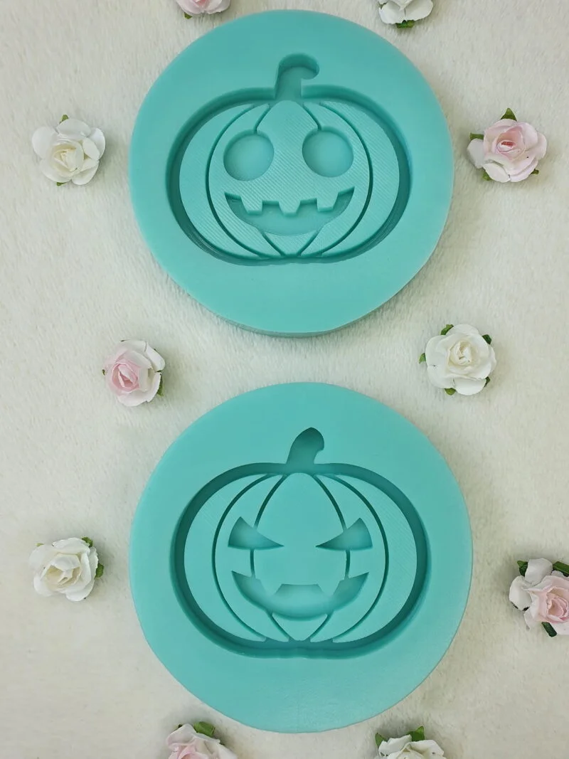 silicone mold pumpkin shaker for resin