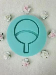 silicone mold clan uchiwa / uchiha shaker for resin