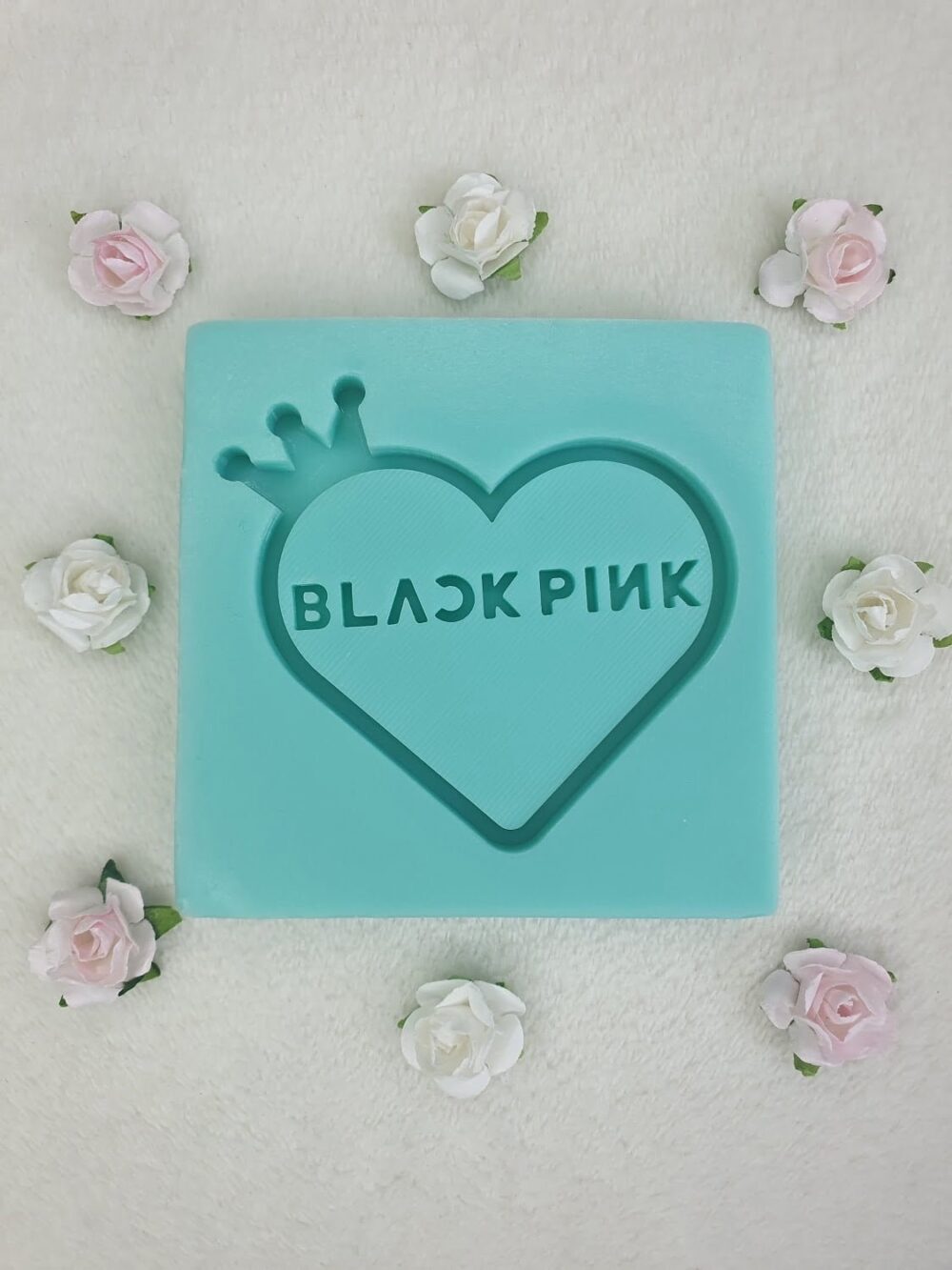 silicone mold black pink kpop for resin