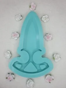 silicone mold large shadow daggeri for resin