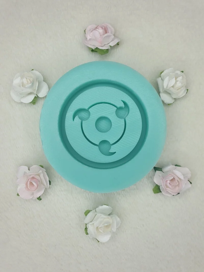 silicone mold sharingan shaker for resin