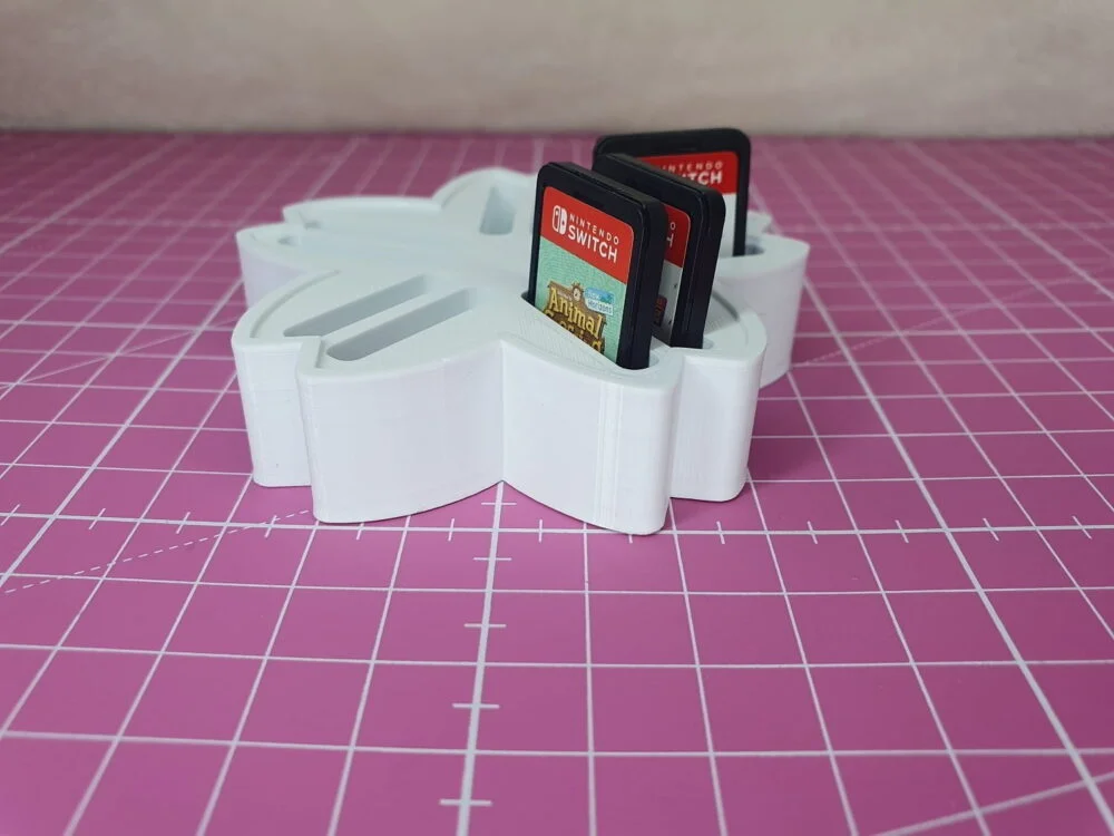 Rangement jeux Switch fleur de cerisier / Moule silicone sur commande – Image 3