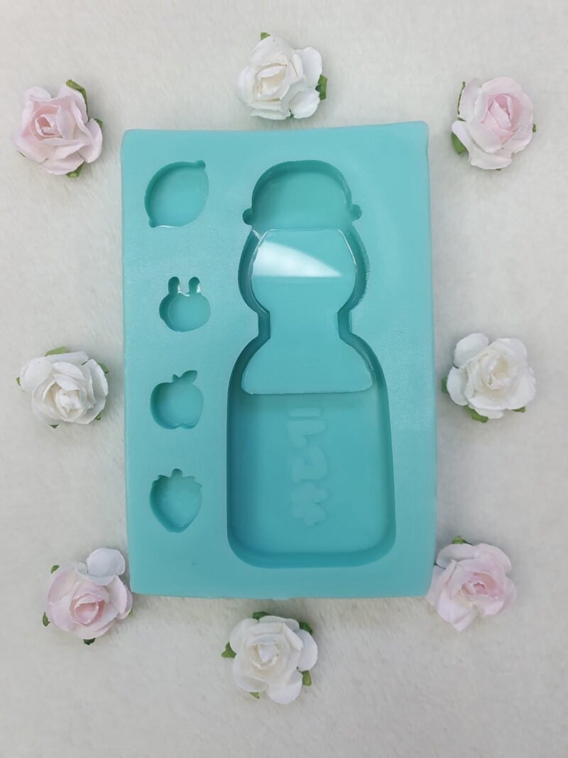 silicone mold fruit ramune shaker for resin