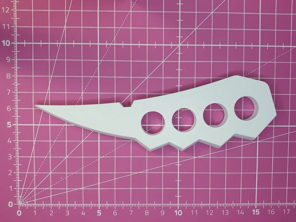 Lame de chakra 2 tailles / Moule silicone sur commande - Image 2