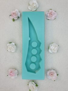 silicone mold tiny chakra blade for resin