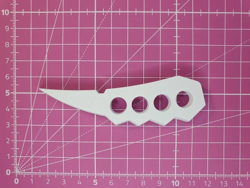 Lame de chakra 2 tailles / Moule silicone sur commande - Image 3
