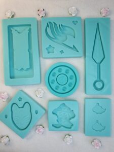 silicone mold mystery pack anime for resin