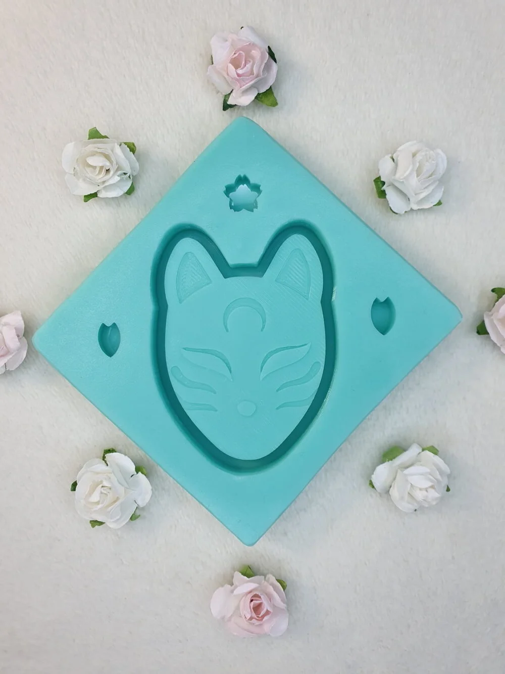 moule silicone pour résine masque kitsune shaker