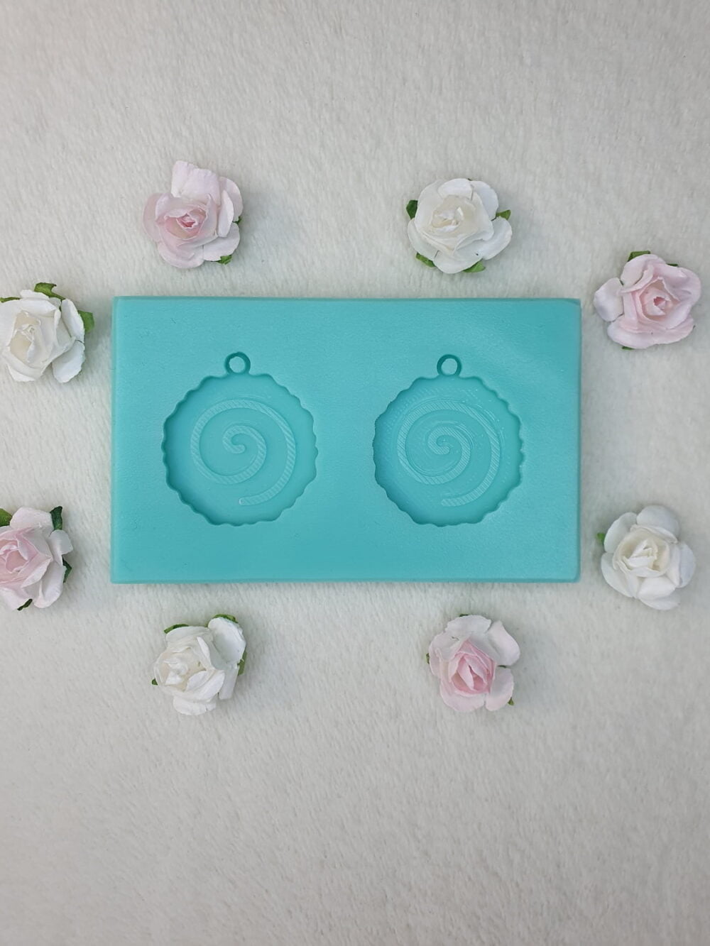 silicone mold narutomaki earrings for resin
