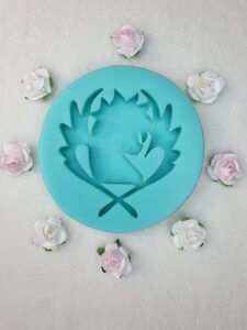 silicone mold blue pegasus for resin