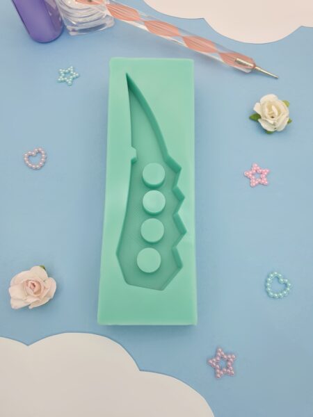 silicone mold chakra blade for resin