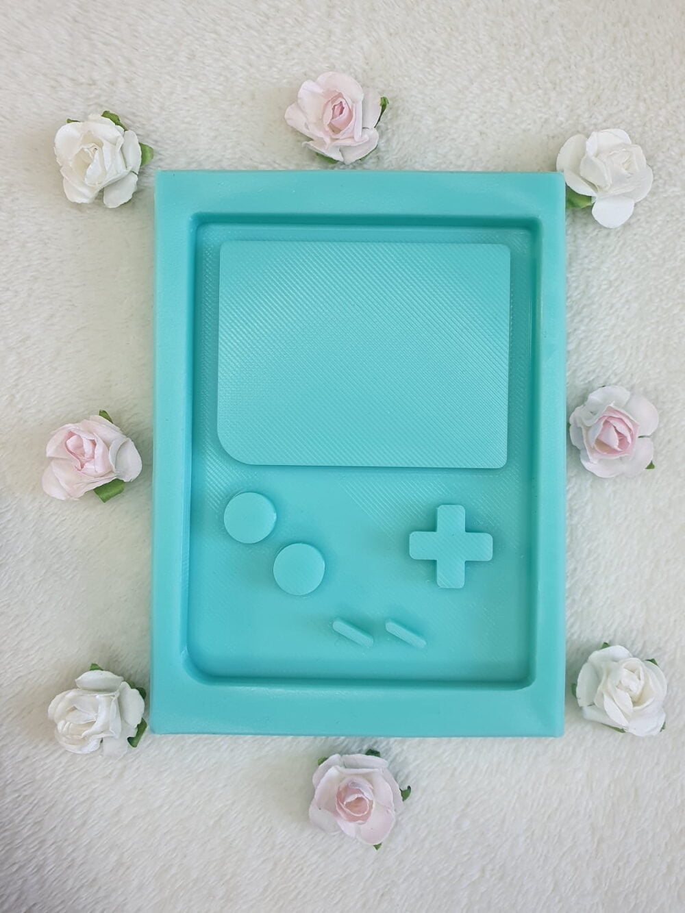 silicone mold game boy shaker round buttonfor resin
