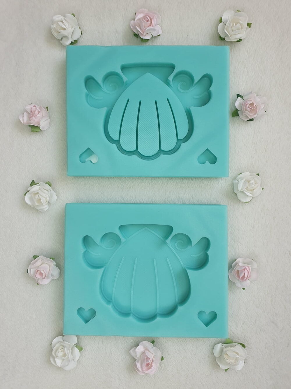 silicone mold mermaid melody shell for resin