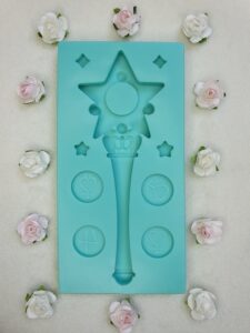 silicone mold star stick sailor guardians for resin