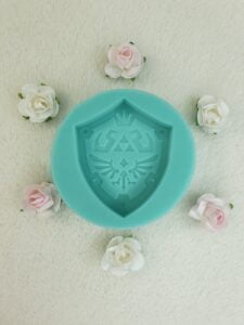 silicone mold zelda shield solid for resin