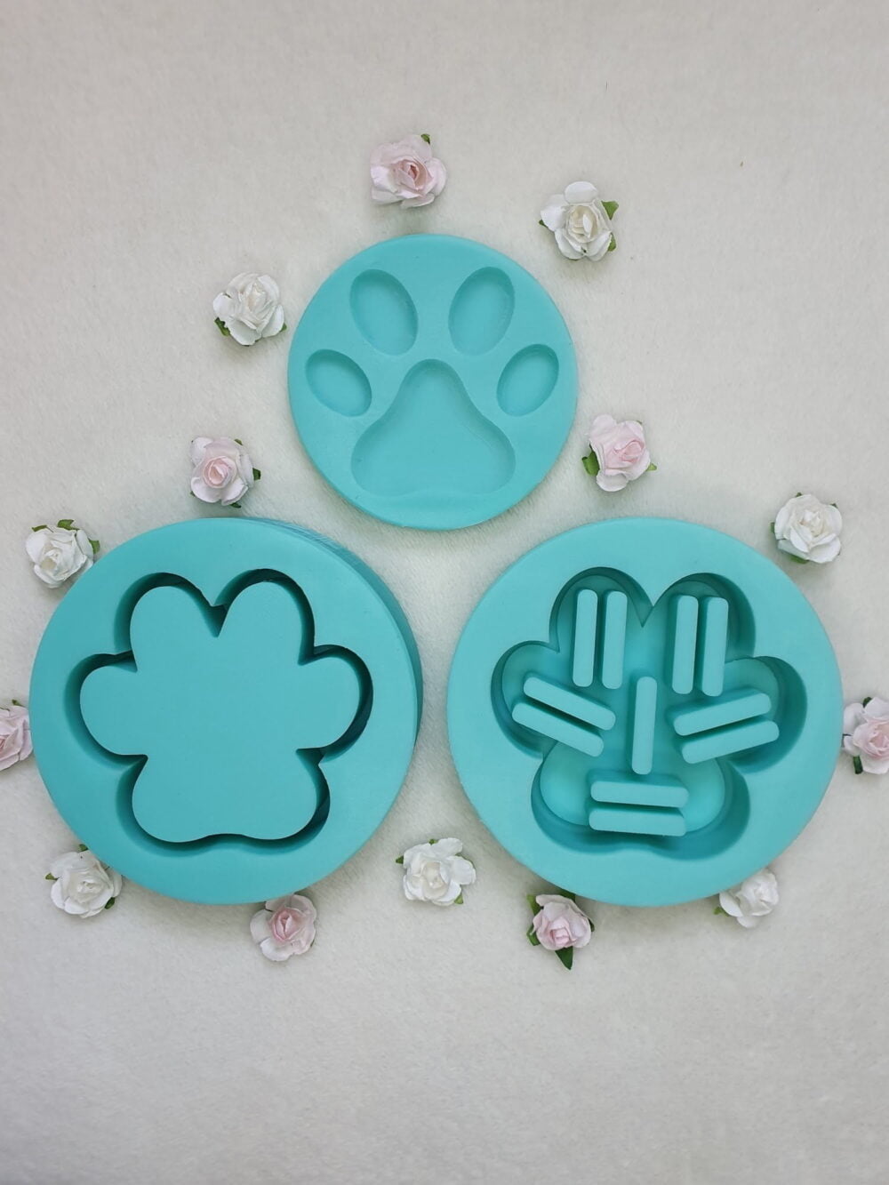 silicone mold switch game holder cat paw box for resin