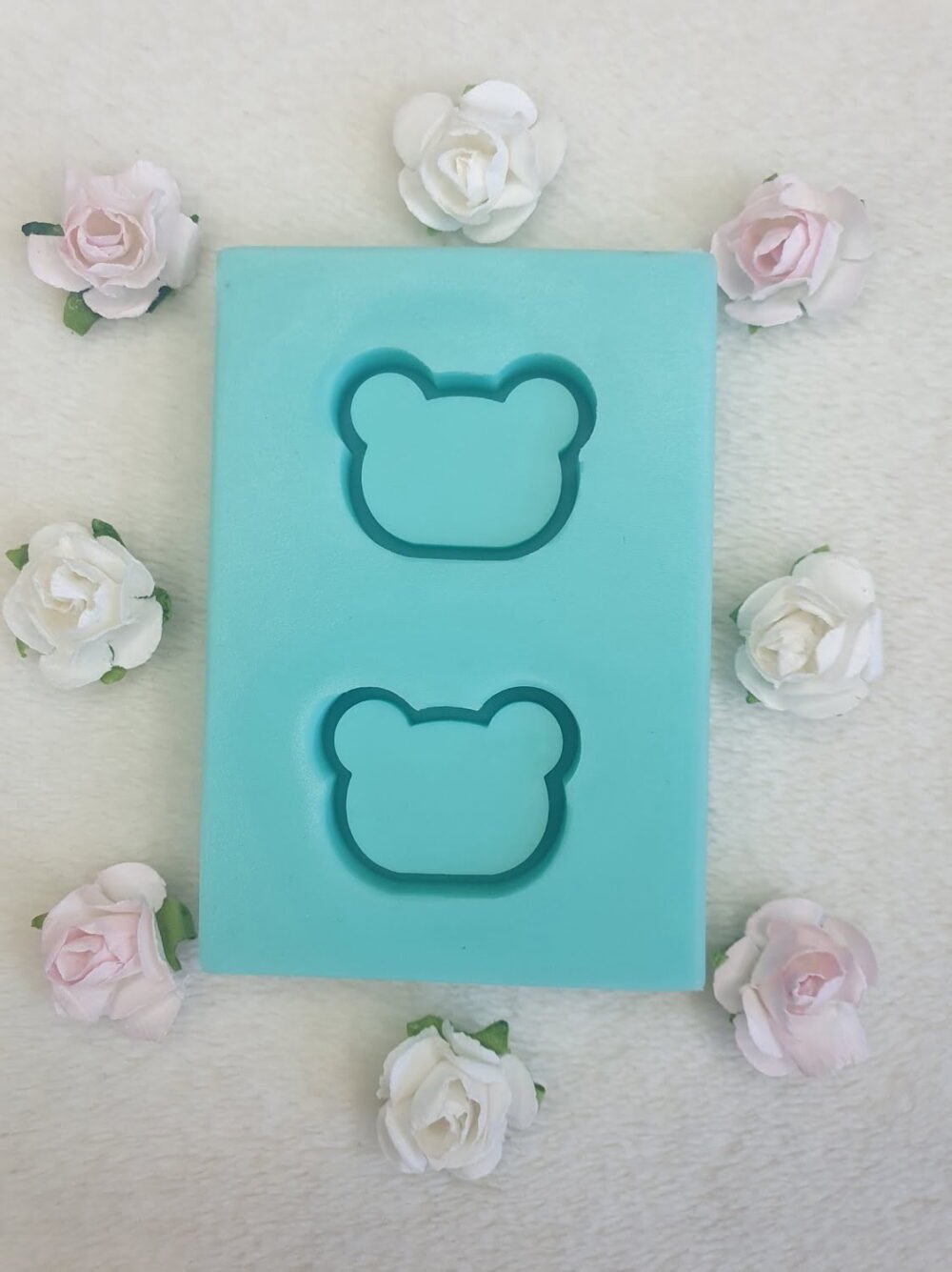 silicone mold tiny bear shaker for resin
