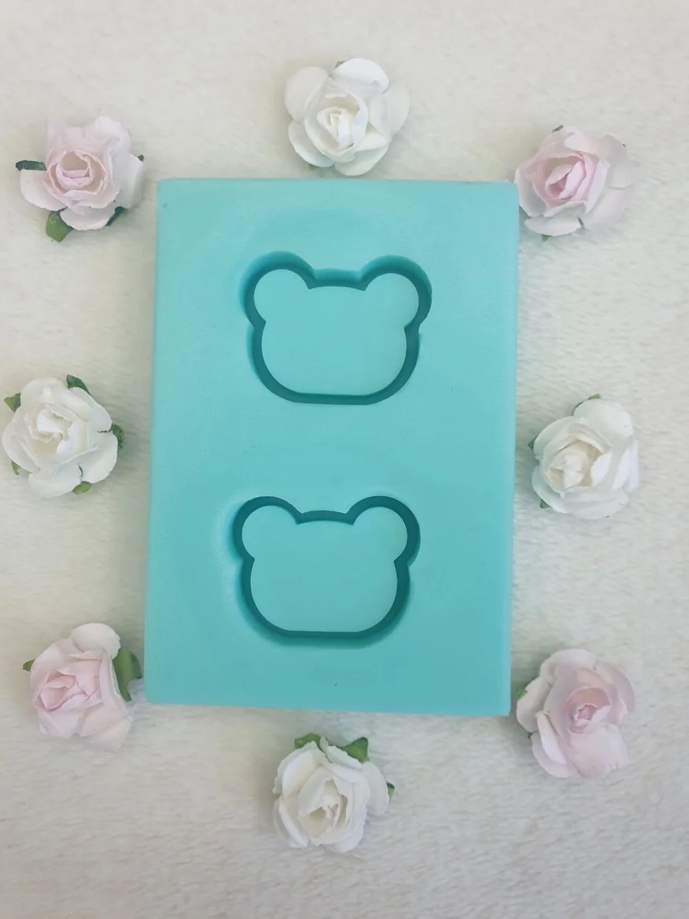 silicone mold tiny bear shaker for resin