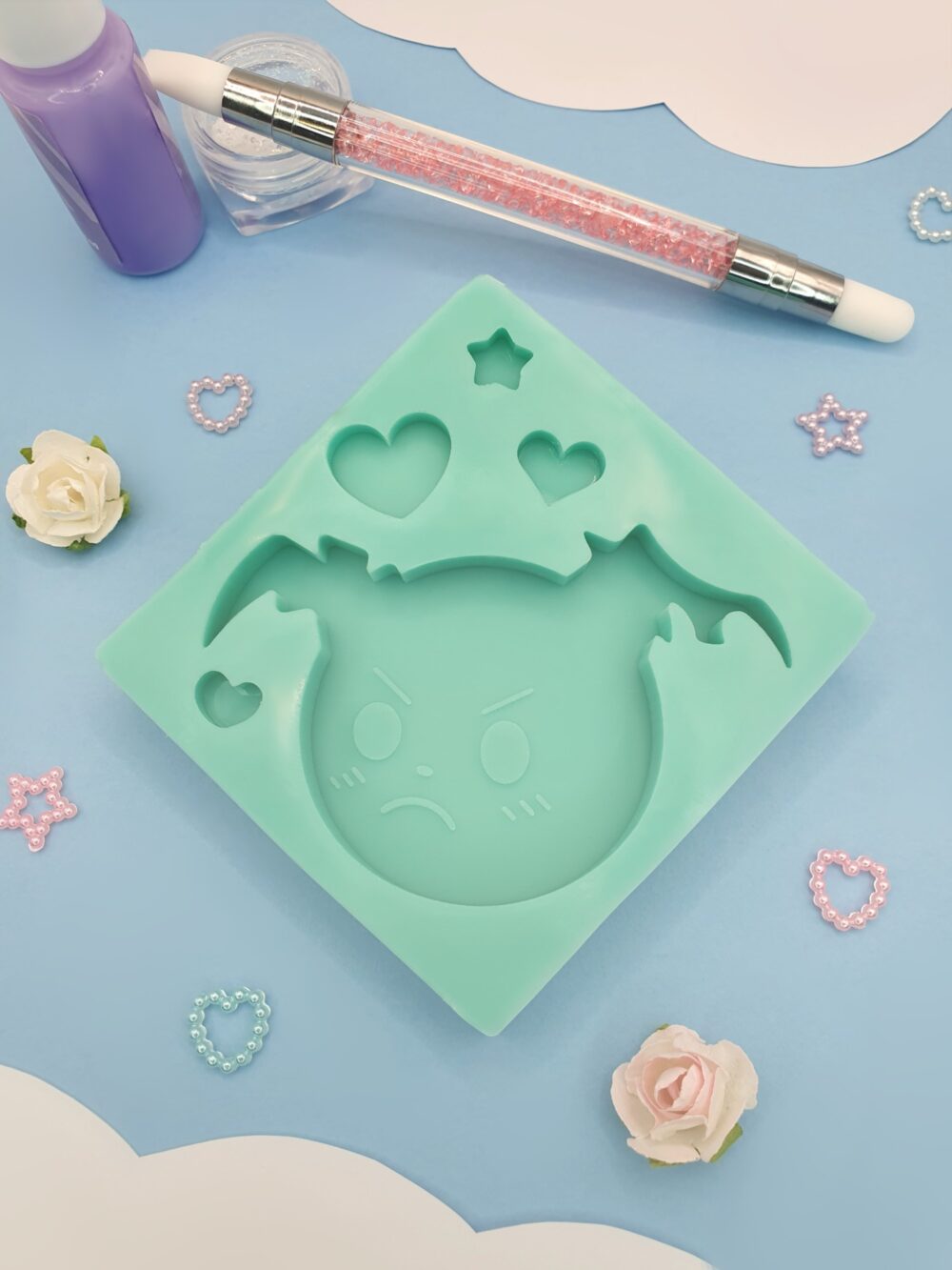 Moule en silicone maka soul eater pour résine époxy