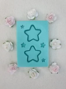 silicone mold tiny star shaker for resin