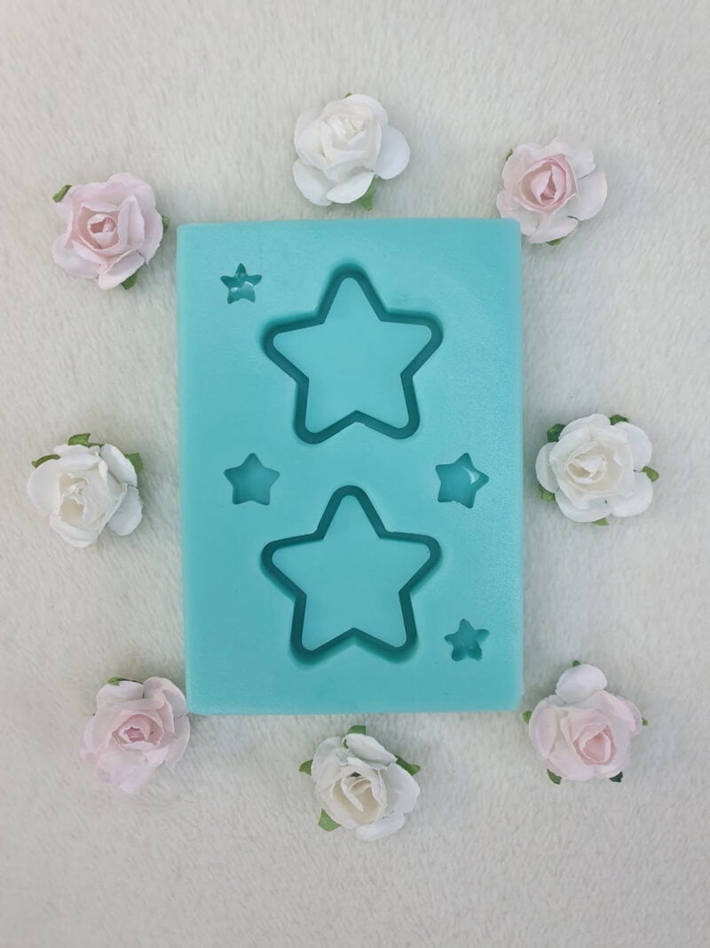 silicone mold tiny star shaker for resin