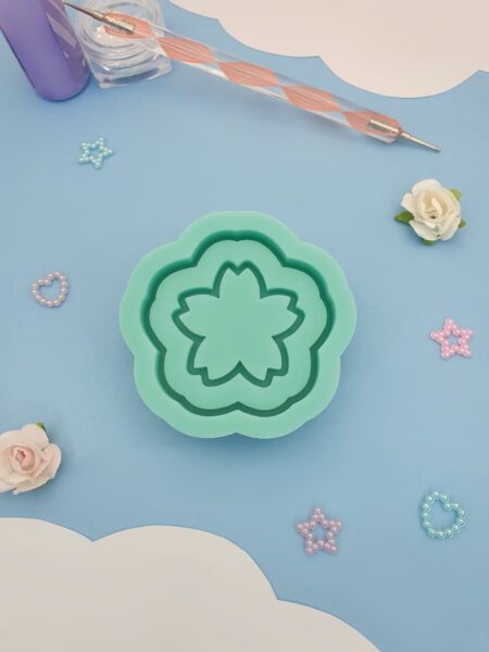 silicone mold sakura double shaker for resin