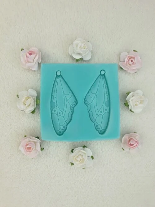 silicone mold butterfly wings earring for resin