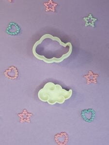 japanese cloud clay cutter for polymer clay