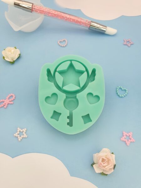 silicone mold card captor sakura key for resin