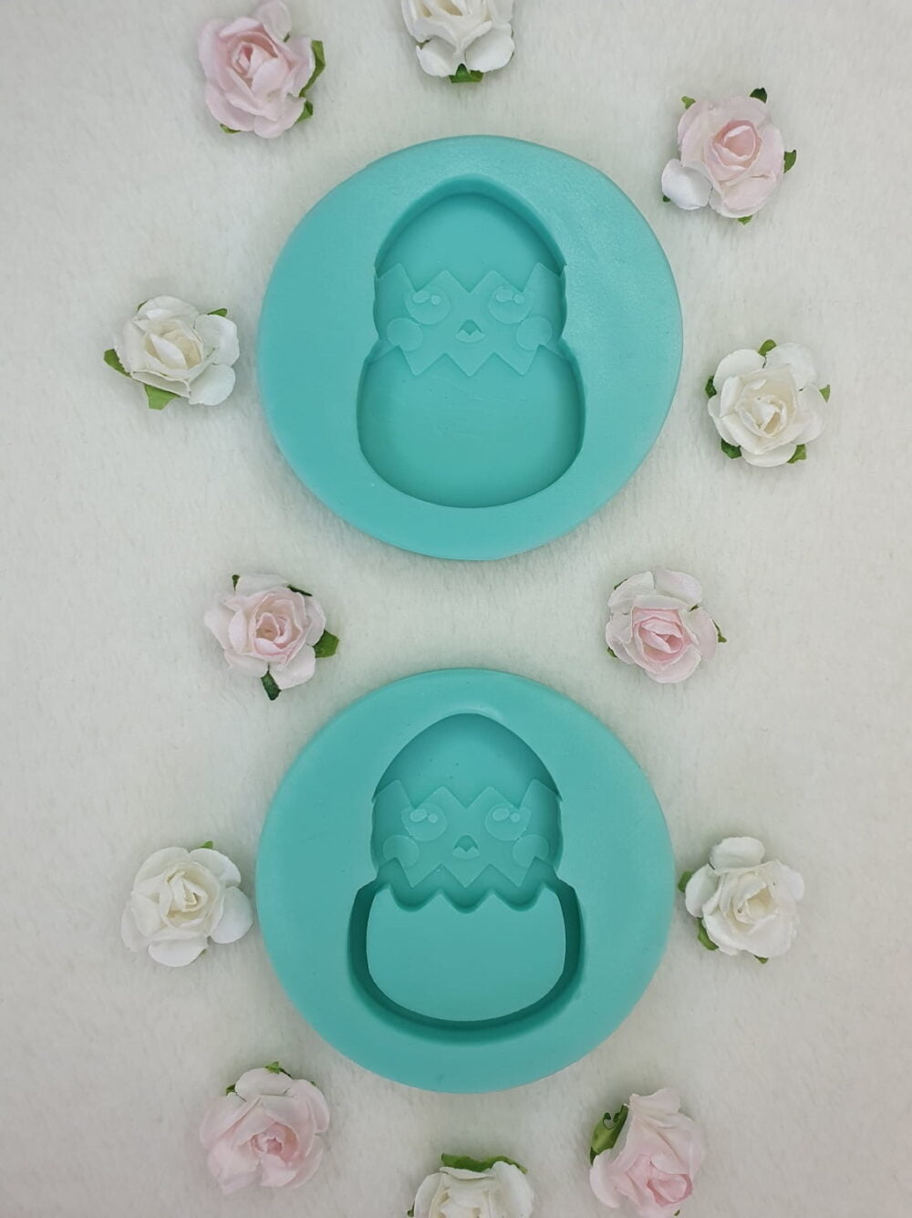 silicone mold easter chick shaker and solid for resin