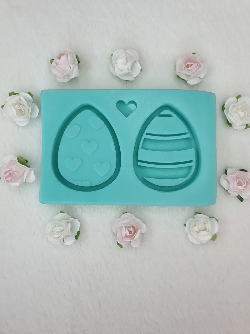 silicone mold easter eggs shaker and solid for resin