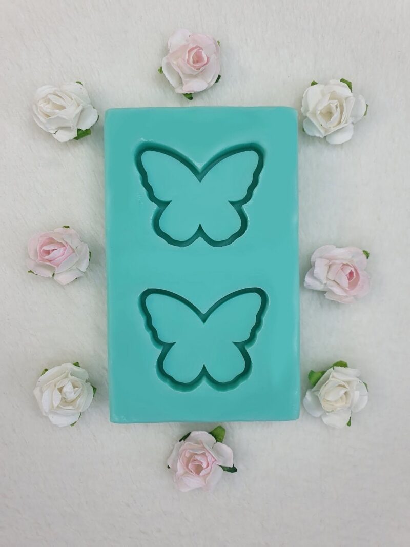 silicone mold small butterfly shaker for resin