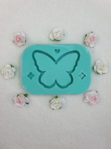 silicone mold butterfly shaker for resin