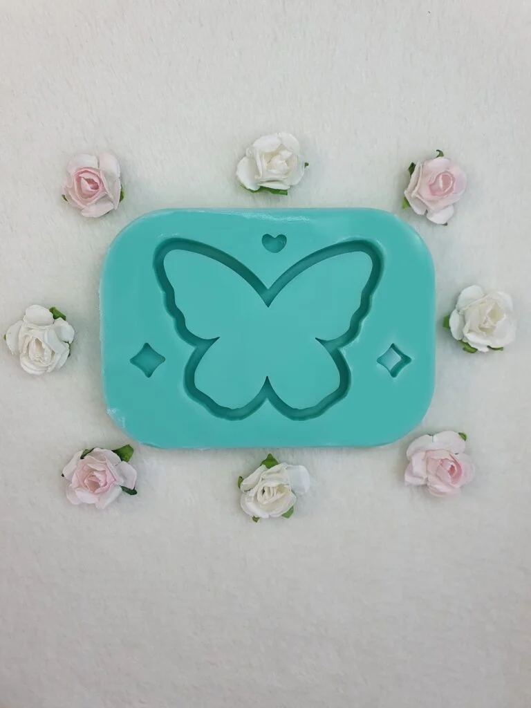 silicone mold butterfly shaker for resin