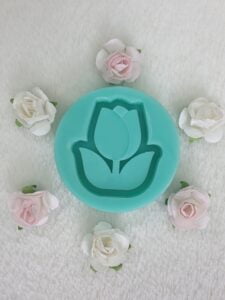 silicone mold tulip shaker for resin