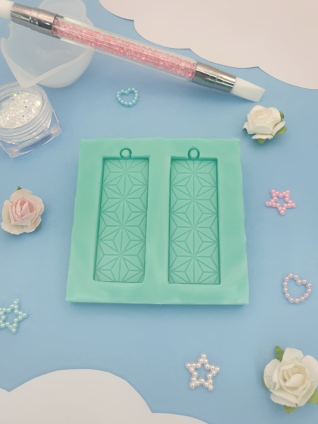 silicone mold nezuko from demon slayer earrings for resin